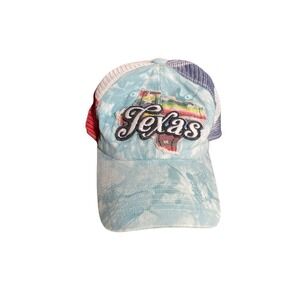 Women's Hat Republic Texas ball cap. State shape + flag. Snapback. Adjustable.